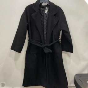 Coat Peacoat By Clothes Mentor In Black, Size: L Cozy Fit