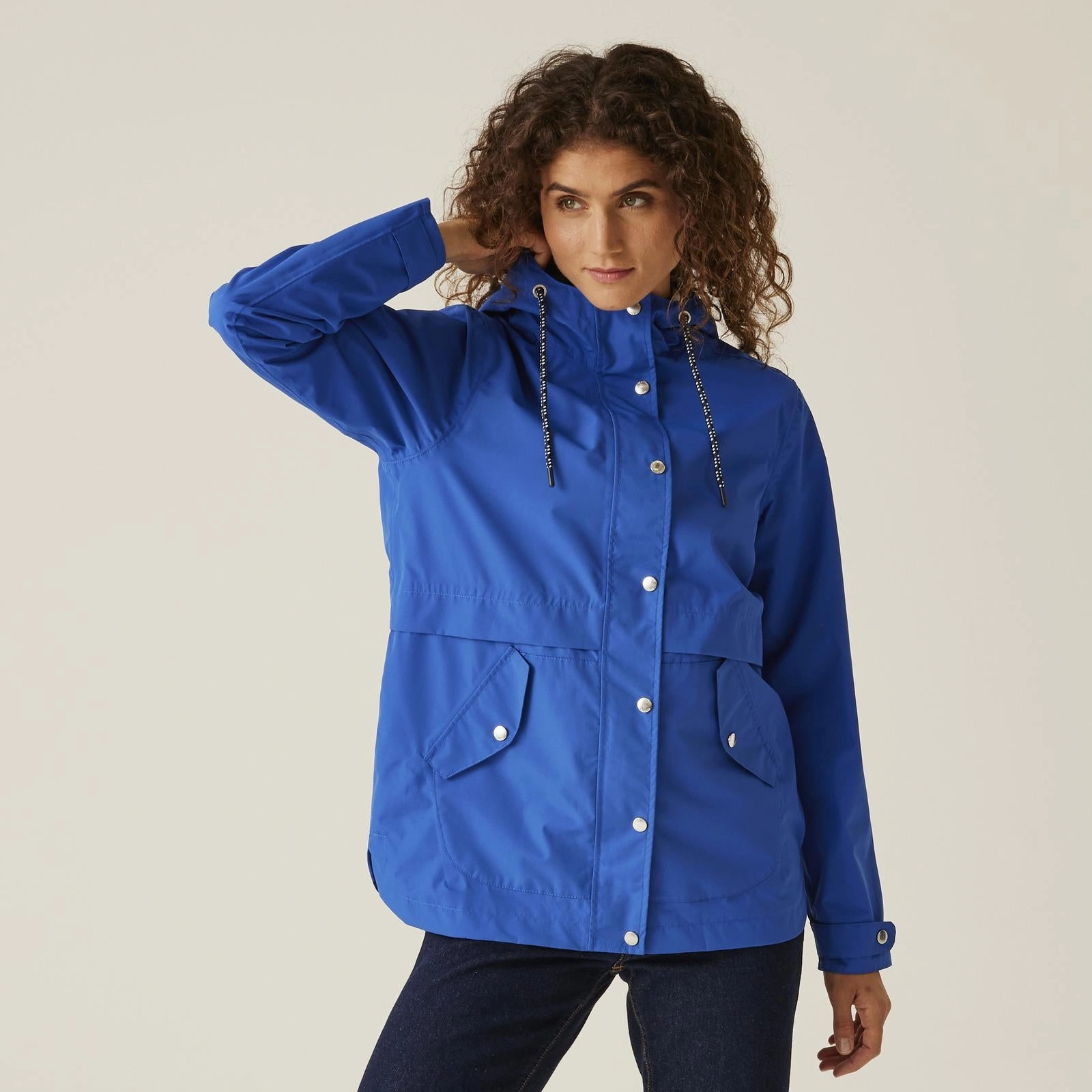 Water Repellent Fabric Regatta Womens Giovanna Fletcher Bayla Waterproof Rain Jacket