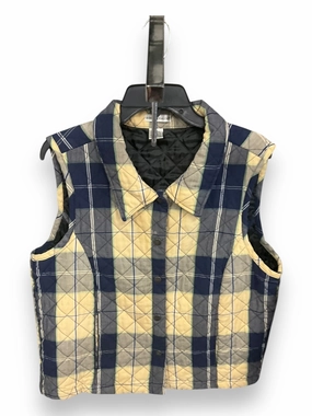 Elastic cuffs Modular Attachment Loops Vest Puffer & Quilted By Rebecca Malone In Navy, Size: L