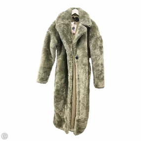 Urban Hike Style Coat Faux Fur & Sherpa By Clothes Mentor In Green, Size: S
