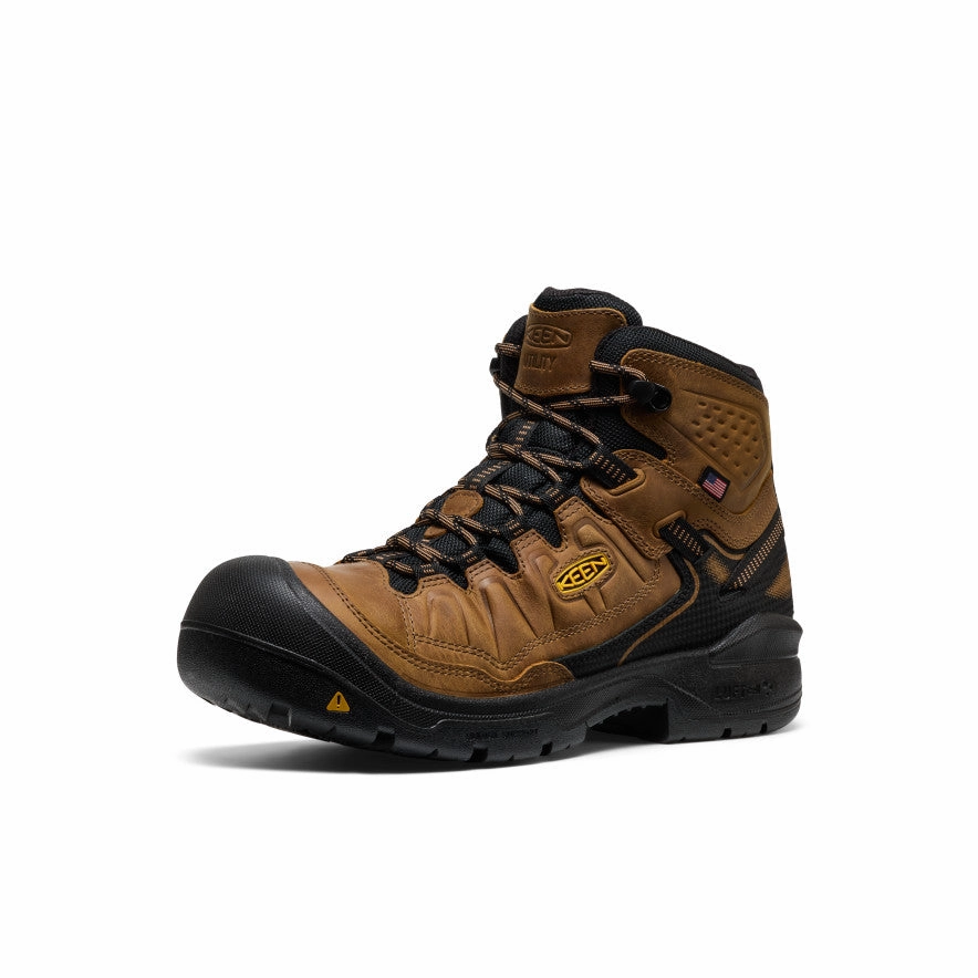 Fashion Fit Men's Targhee IV Waterproof Work Boot (Soft Toe)  |  Belgian/Black