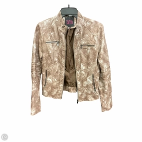 Jacket Other By Olivia Miller In Brown & Cream, Size: M WeatherproofZipper All Day Comfort Design