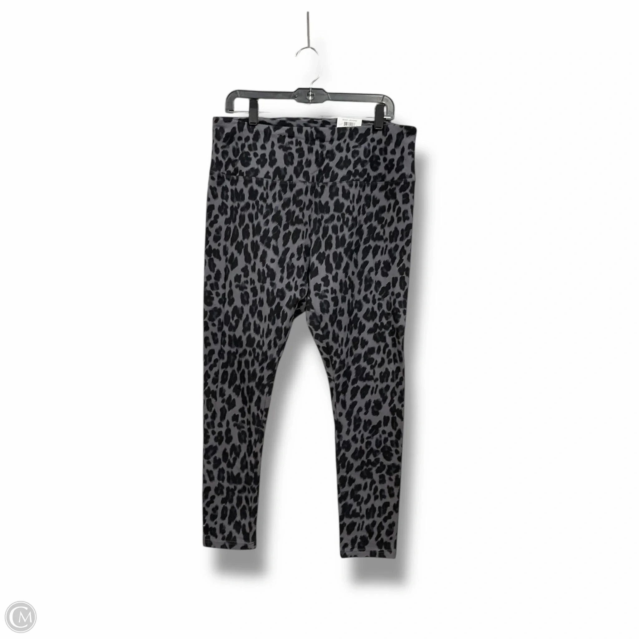 Outdoor Lover Moisture Wicking Super Flex Pants Leggings By Style And Company In Black & Grey, Size: 0x