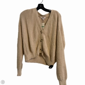 Sweater Cardigan By Steve Madden In Beige, Size: L Weekday Street Look