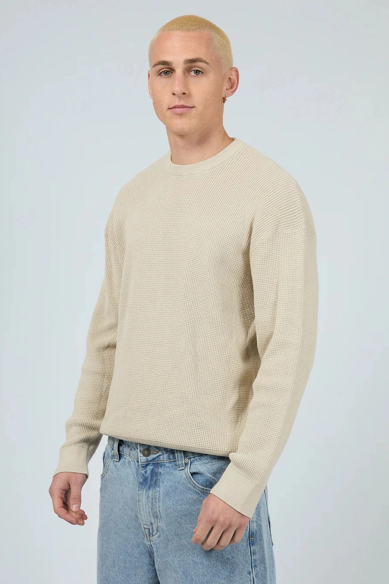 Waffle Knit Stone FlexibleFit