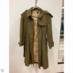 UV Protection Coat Luxury Designer By Burberry In Green, Size: 2