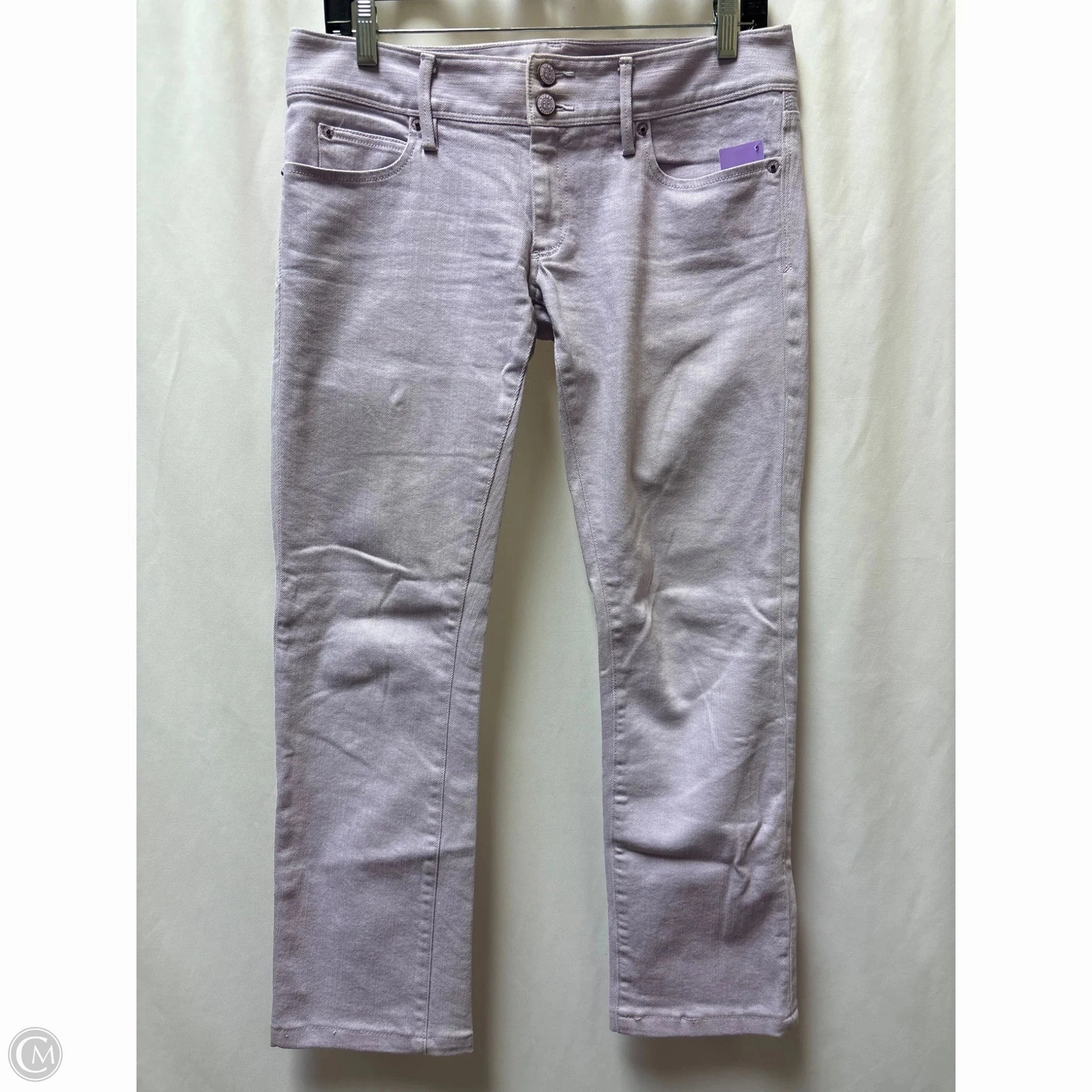 Jeans Designer By Lilly Pulitzer In Purple Denim, Size: 4 High Durability Office Friendly