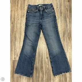 Jeans Designer By Good American In Blue Denim, Size: 0 No Bulk Seam Design
