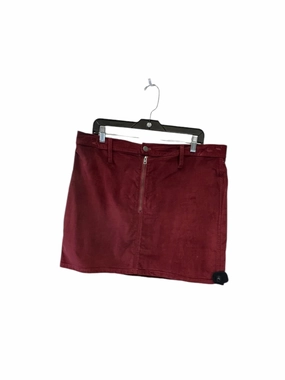 Skirt Designer By Madewell In Red, Size: 10 Heritage Craft