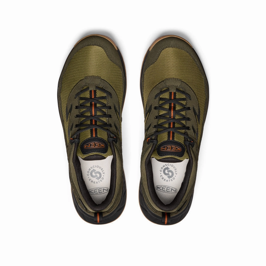 Unisex Comfort Men's Hightrail Waterproof Hiking Shoe  |  Winter Moss/Gold Flame