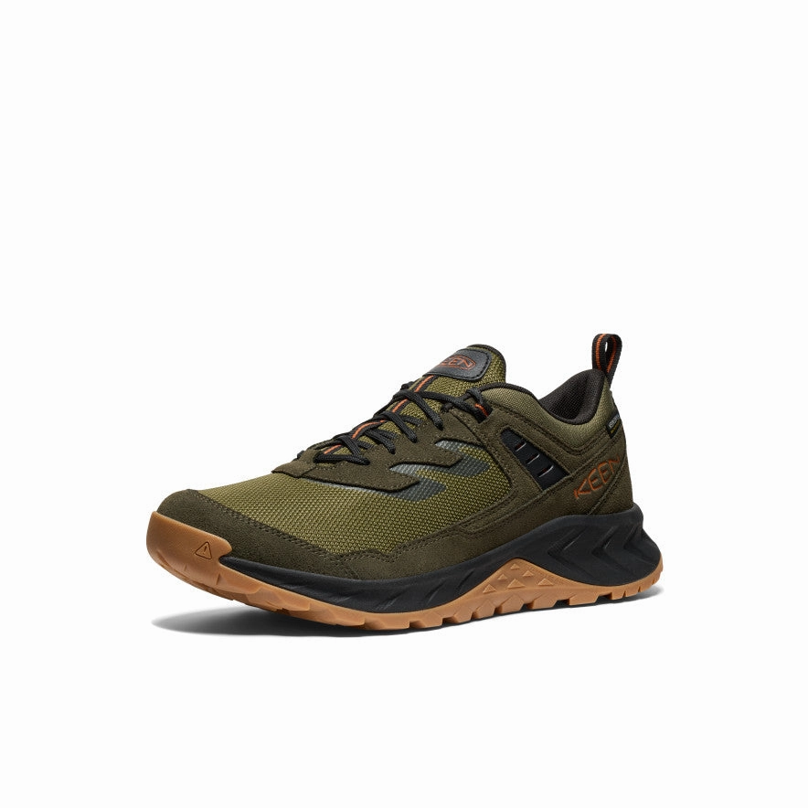 Everyday Comfort Built For Walk Men's Hightrail Waterproof Hiking Shoe  |  Winter Moss/Gold Flame