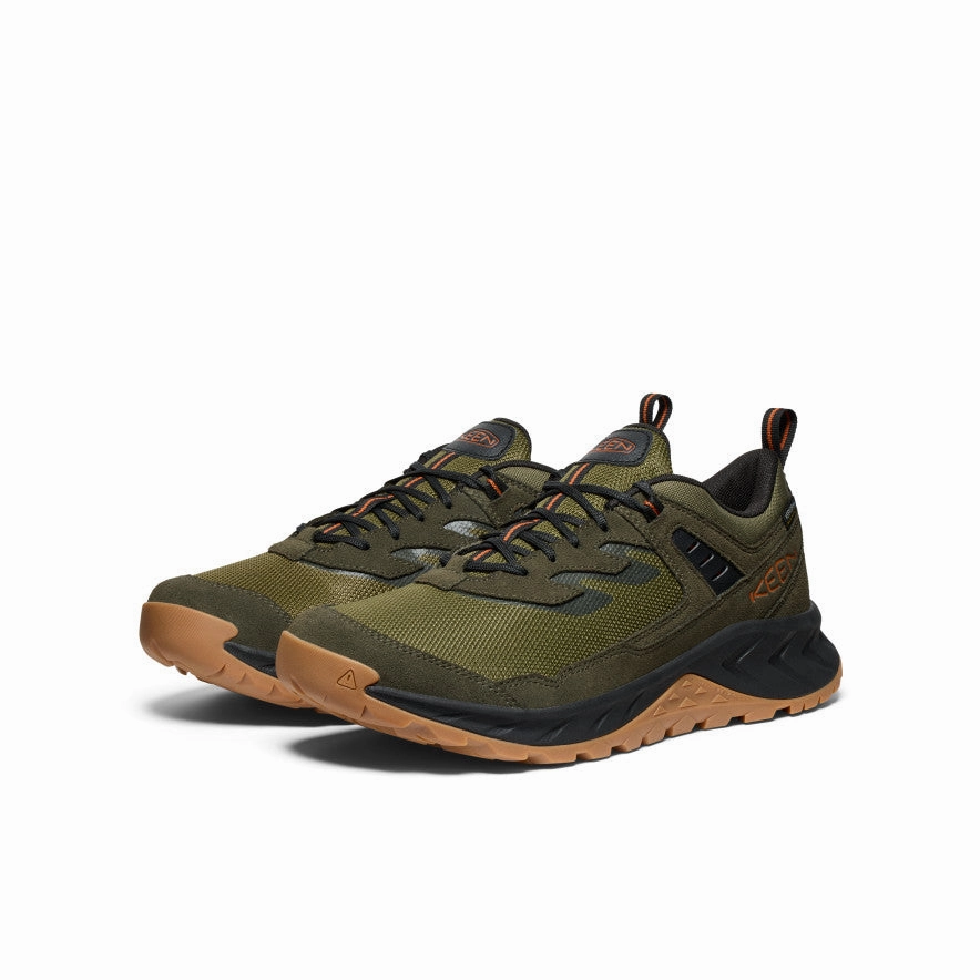 Men's Hightrail Waterproof Hiking Shoe  |  Winter Moss/Gold Flame Sand Step
