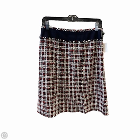 Simple Comfort Skirt Designer By Escada In Black & Red, Size: 8