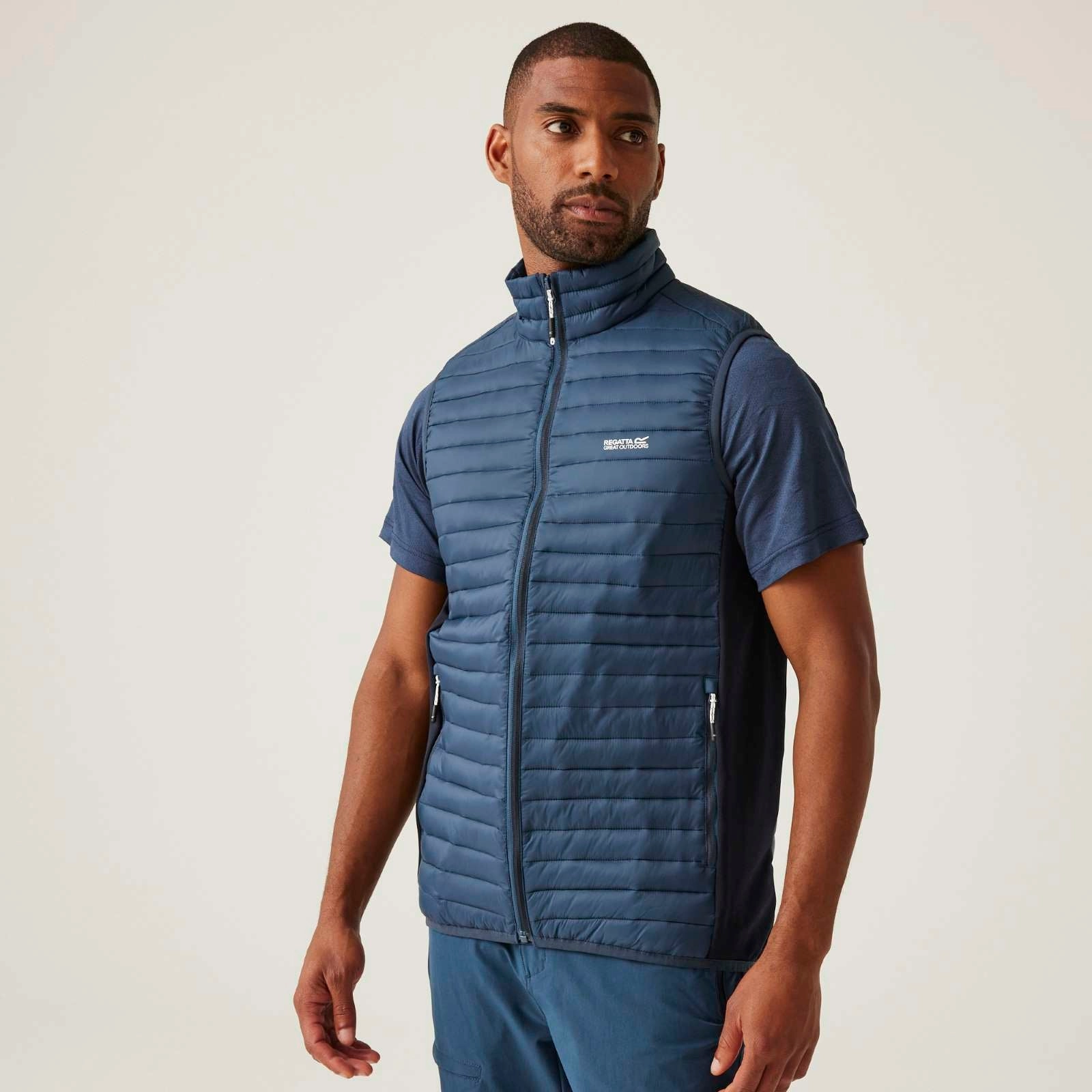 Regatta Mens Anderson Hybrid Padded Gilet TapedSeamConstruction