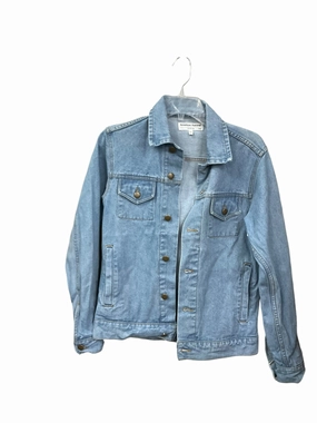 Jacket Denim By American Apparel In Blue, Size: Xxs ReinforcedElasticHem