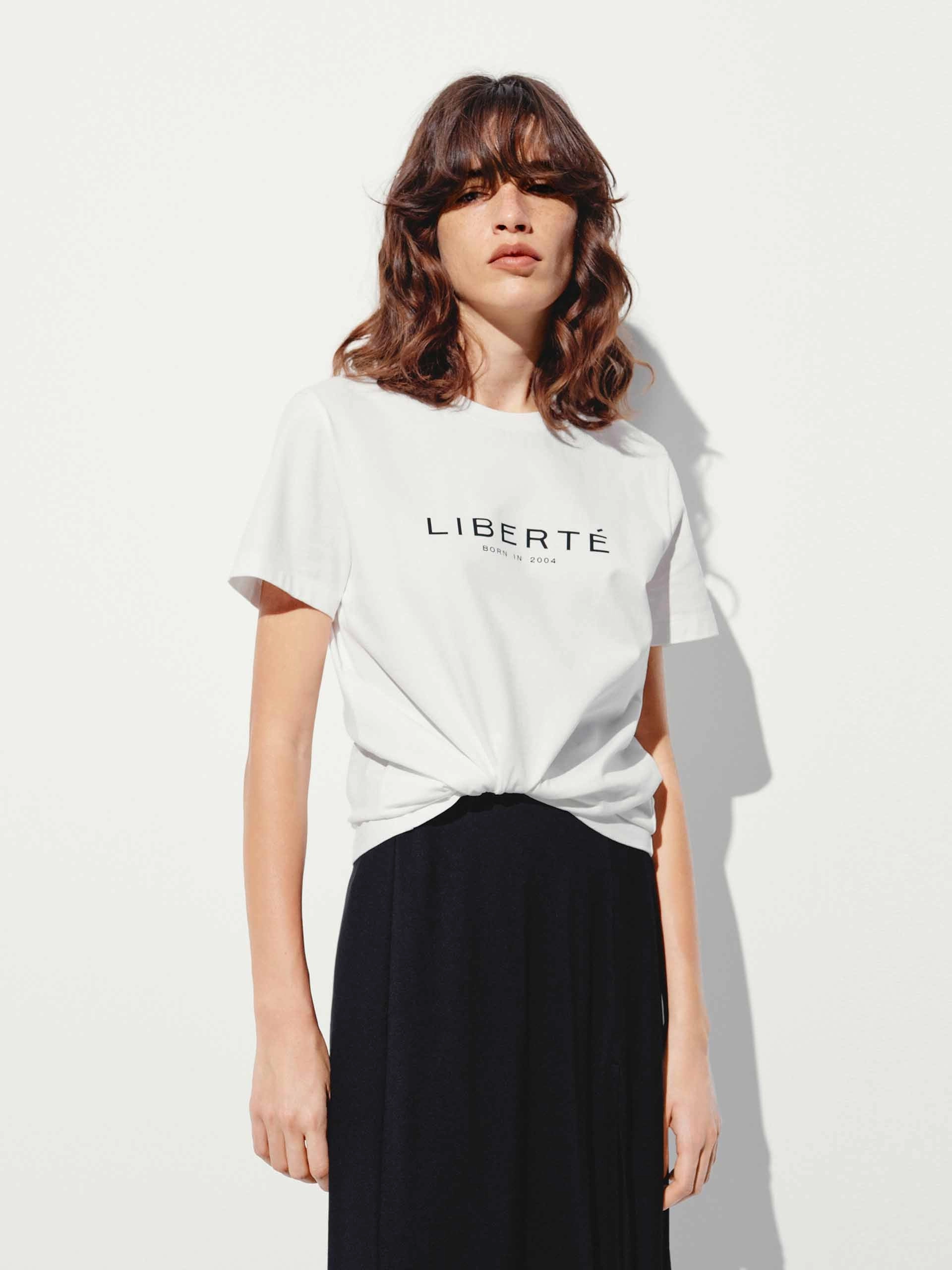 Timeless Fashion Cotton Letter Round Neck T-shirt