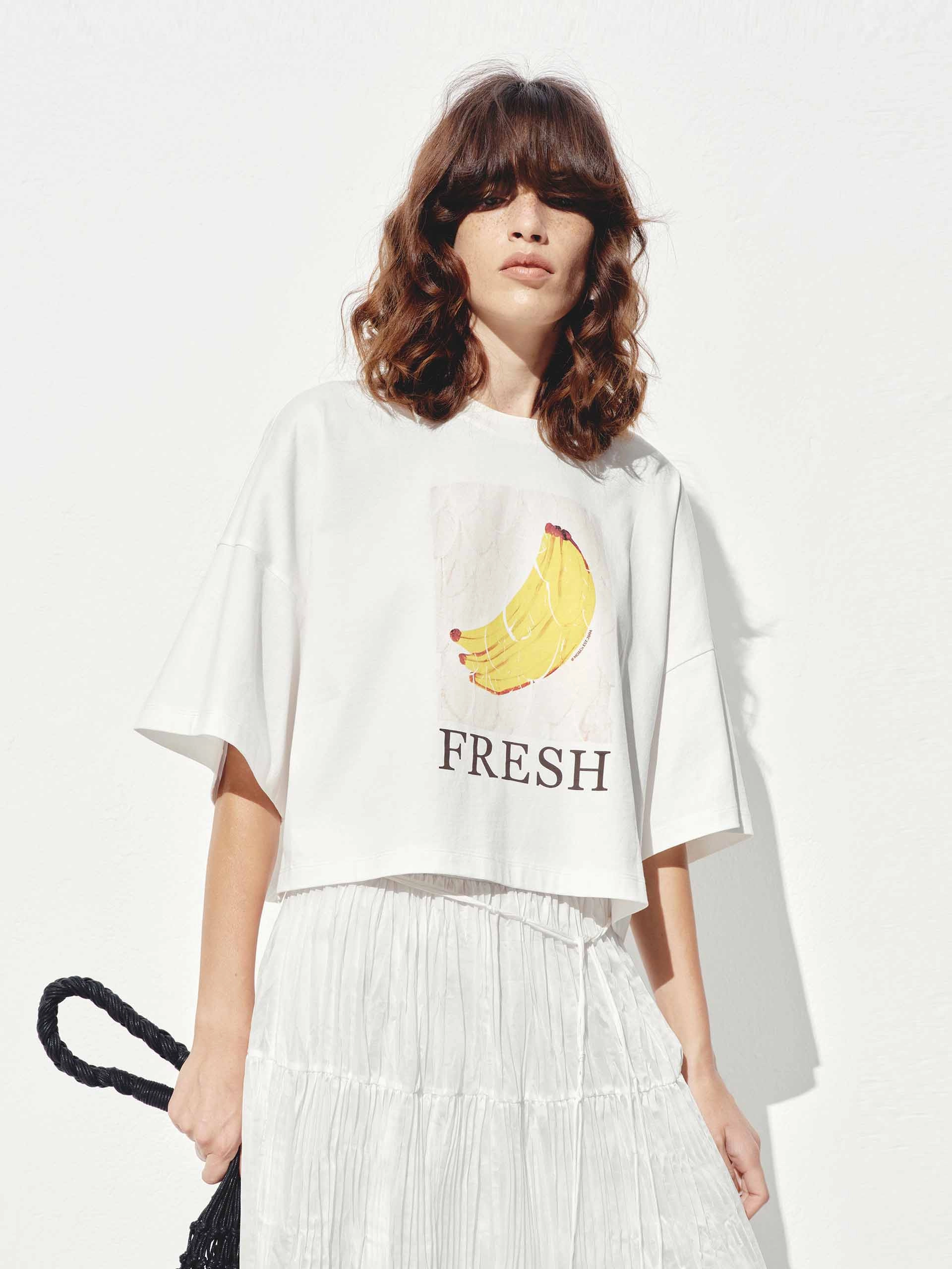 Everyday Essential Cotton Printed Short T-shirt