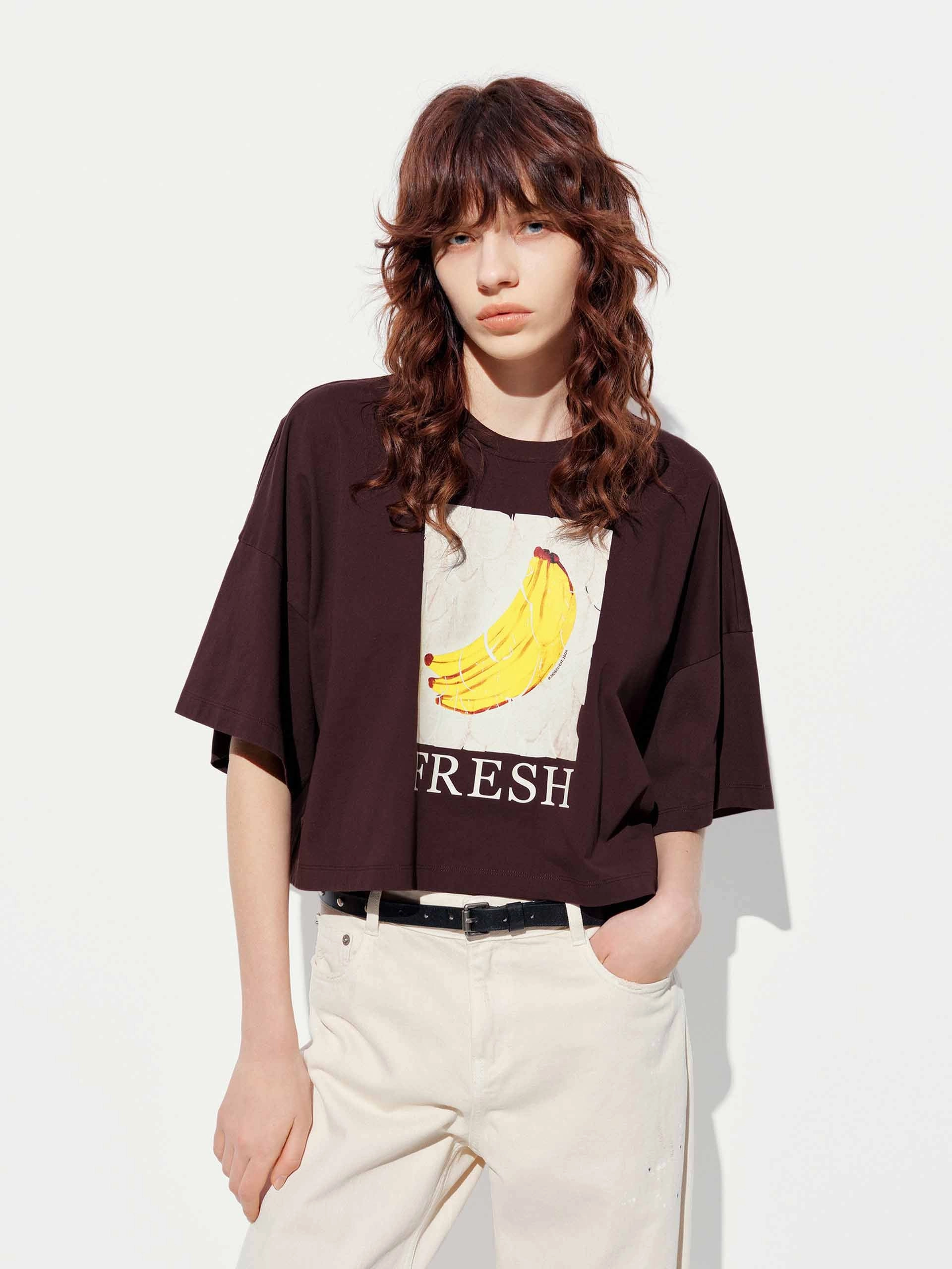 Spring Wear Cotton Printed Short T-shirt