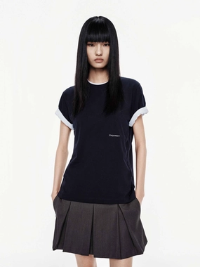 Cozy Vibe Wear Basic Top Cotton Short Sleeves T-shirt