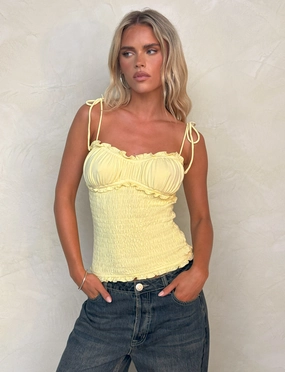 Cozy Base SAFIRA TOP - LEMON