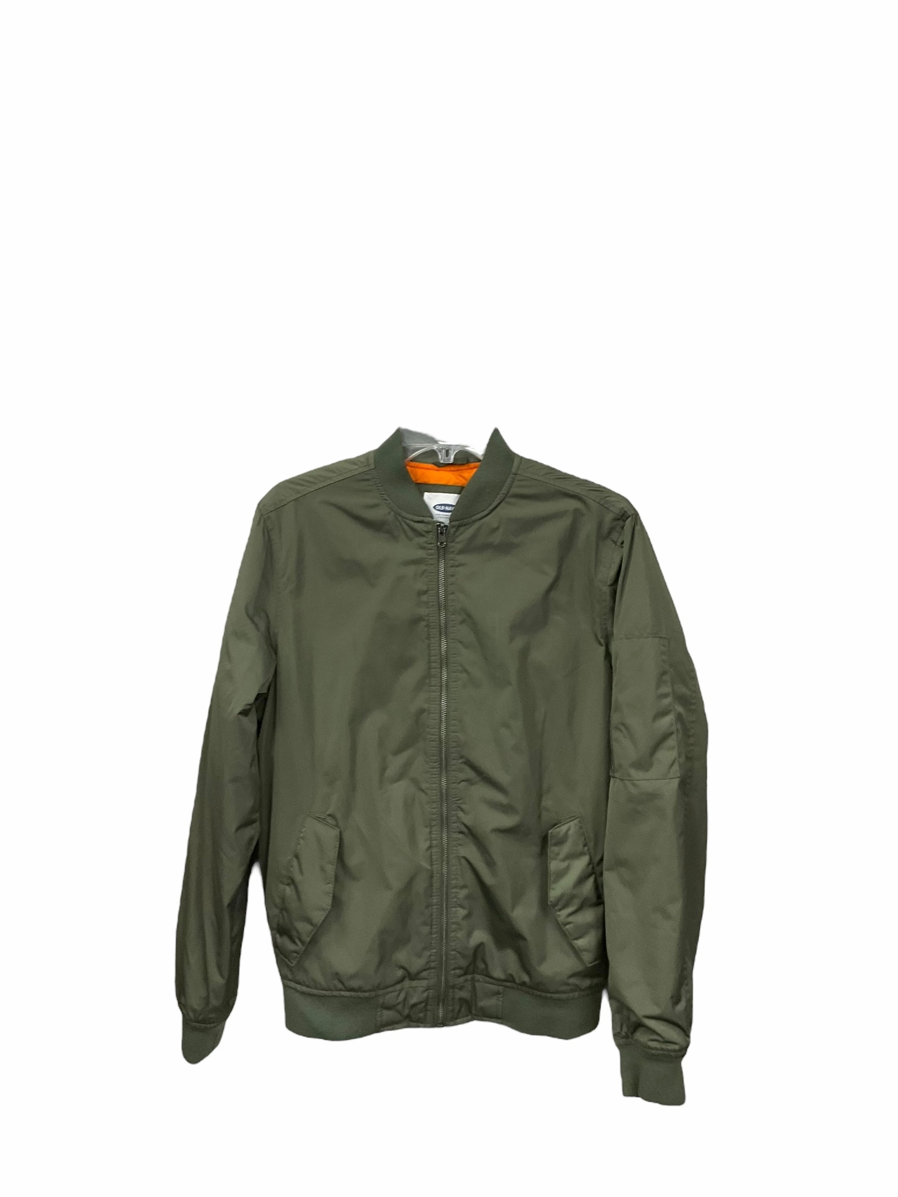 Odor Resistant Coating Jacket Puffer & Quilted By Old Navy In Green, Size: S