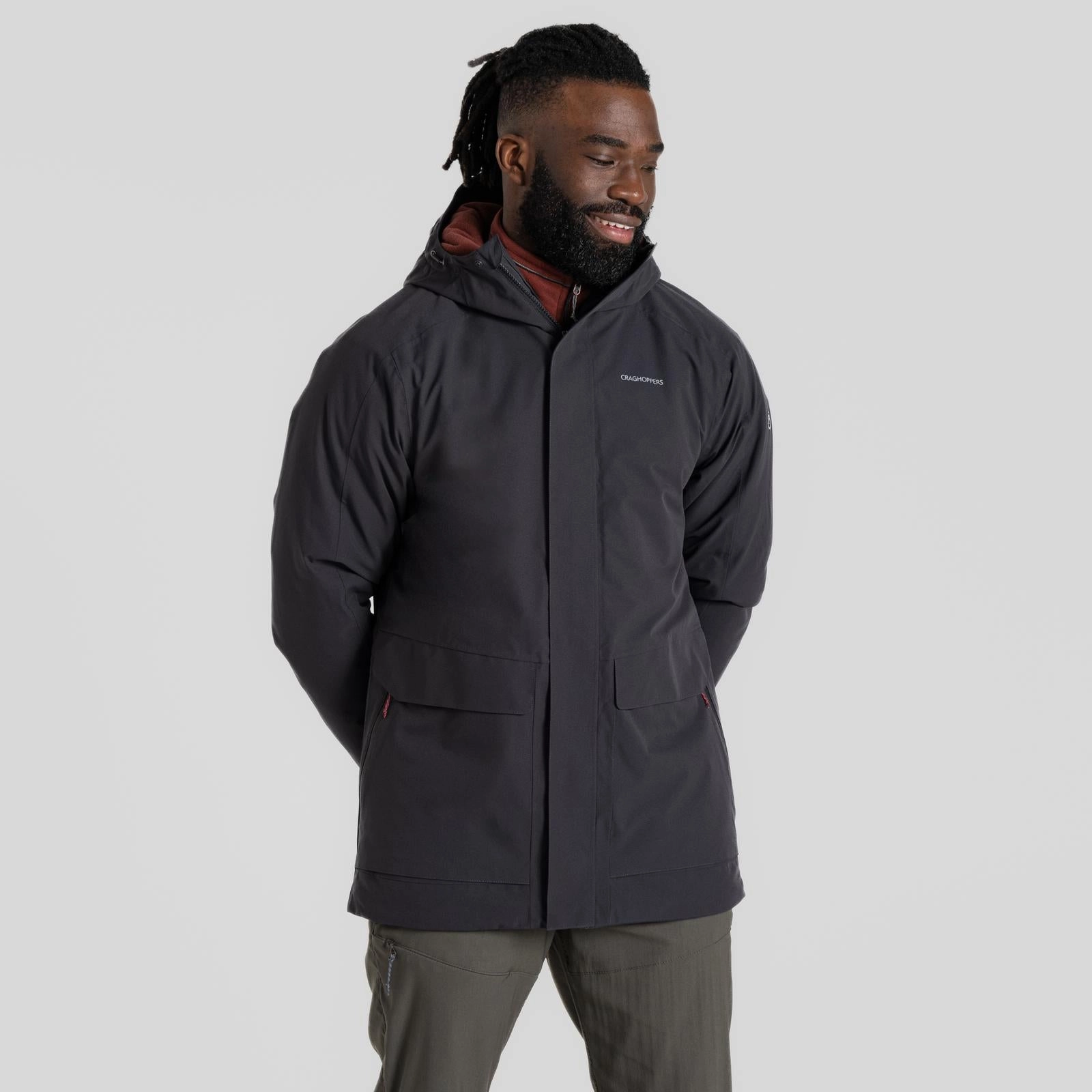 Hypoallergenic Interior Layer Craghoppers Mens Lorton Thermic Waterproof Waking Jacket