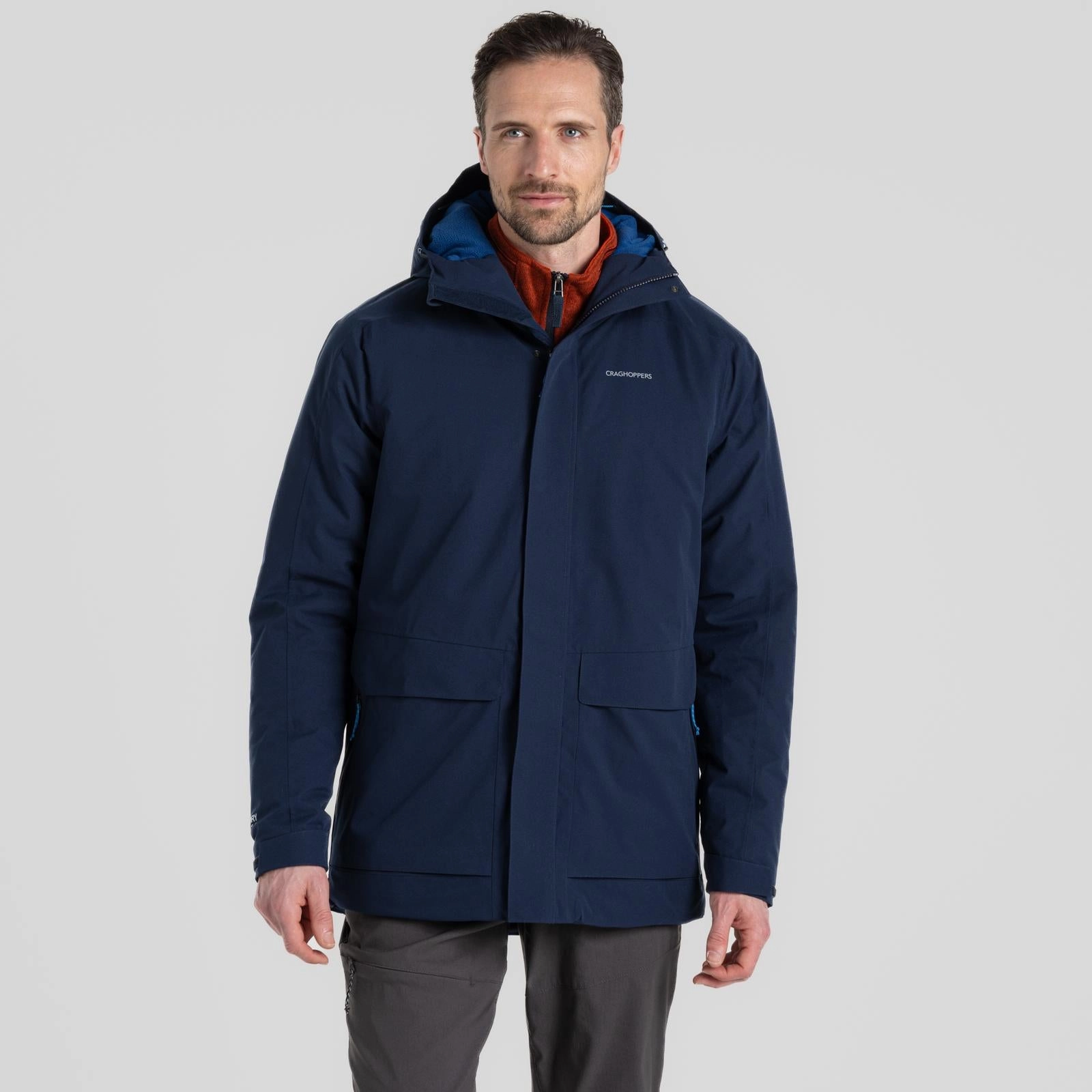Fade Resistant Dye Method Craghoppers Mens Lorton Thermic Waterproof Waking Jacket