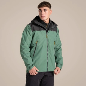 Soft Texture Checkered Style Craghoppers Mens Vanth Breathable Waterproof Jacket