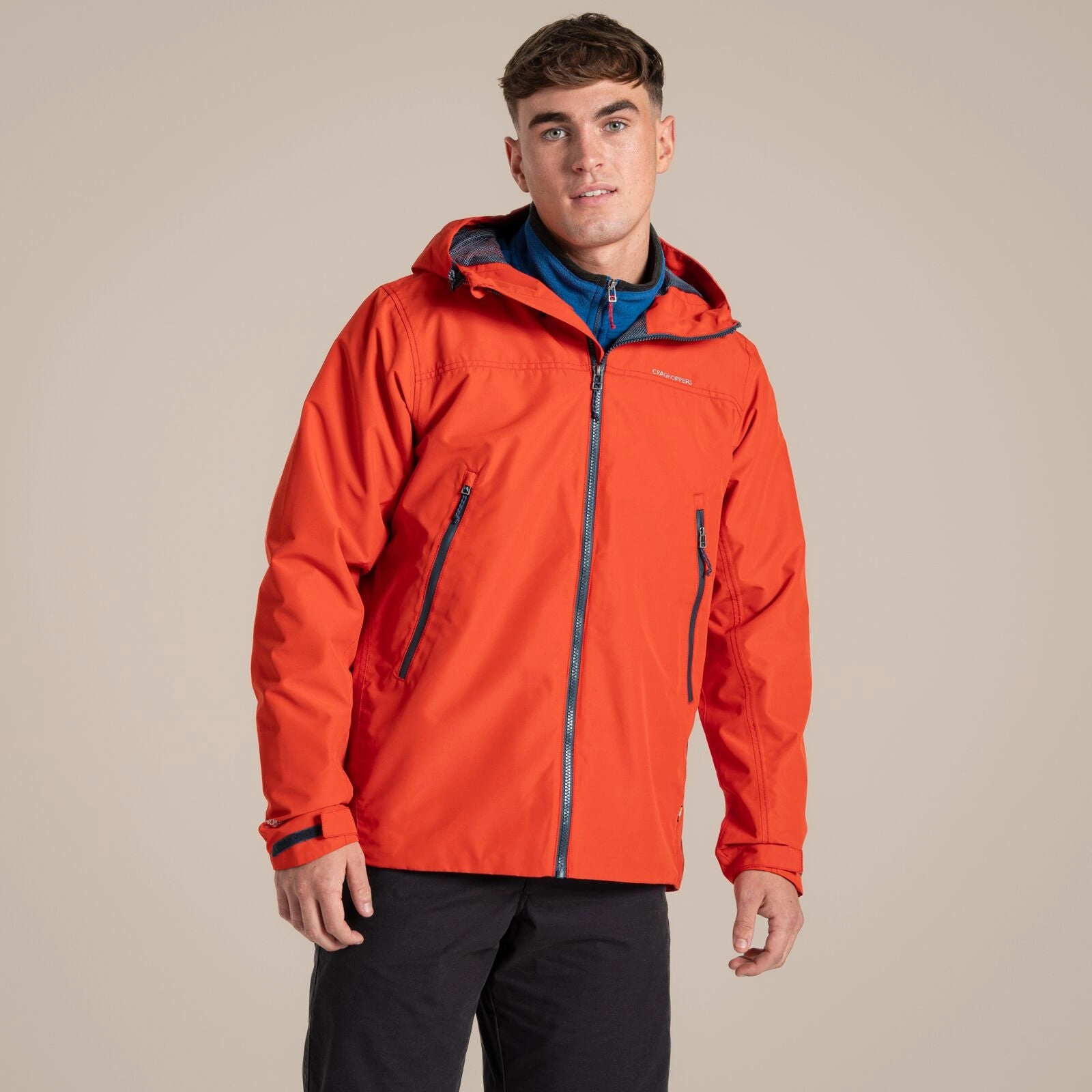 Matte Finish Craghoppers Mens Vanth Breathable Waterproof Jacket