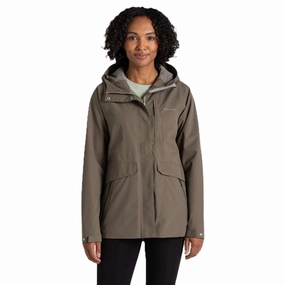 Craghoppers Womens Caldbeck II Waterproof Jacket Flexible Elasticity Moisture Managing Liner