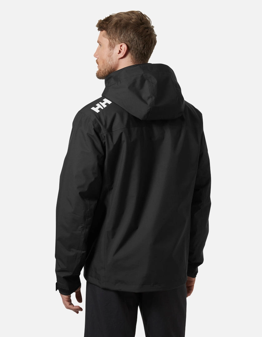 Odor control CREW HOODED MIDLAYER JACKET 2, Black