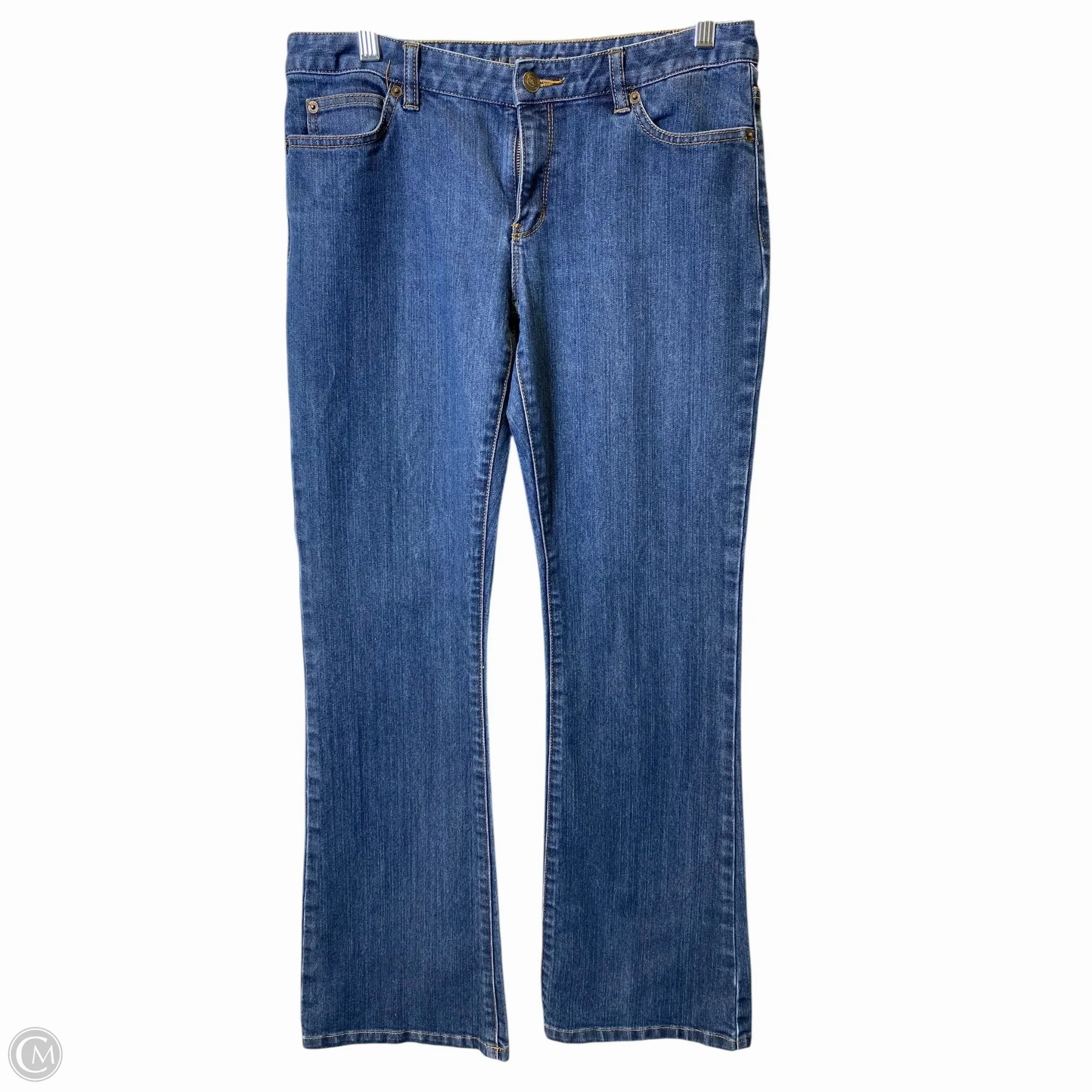 Artist Vibe Work Meeting Casual Clean Style Jeans Designer By Michael Kors In Blue Denim, Size: 8