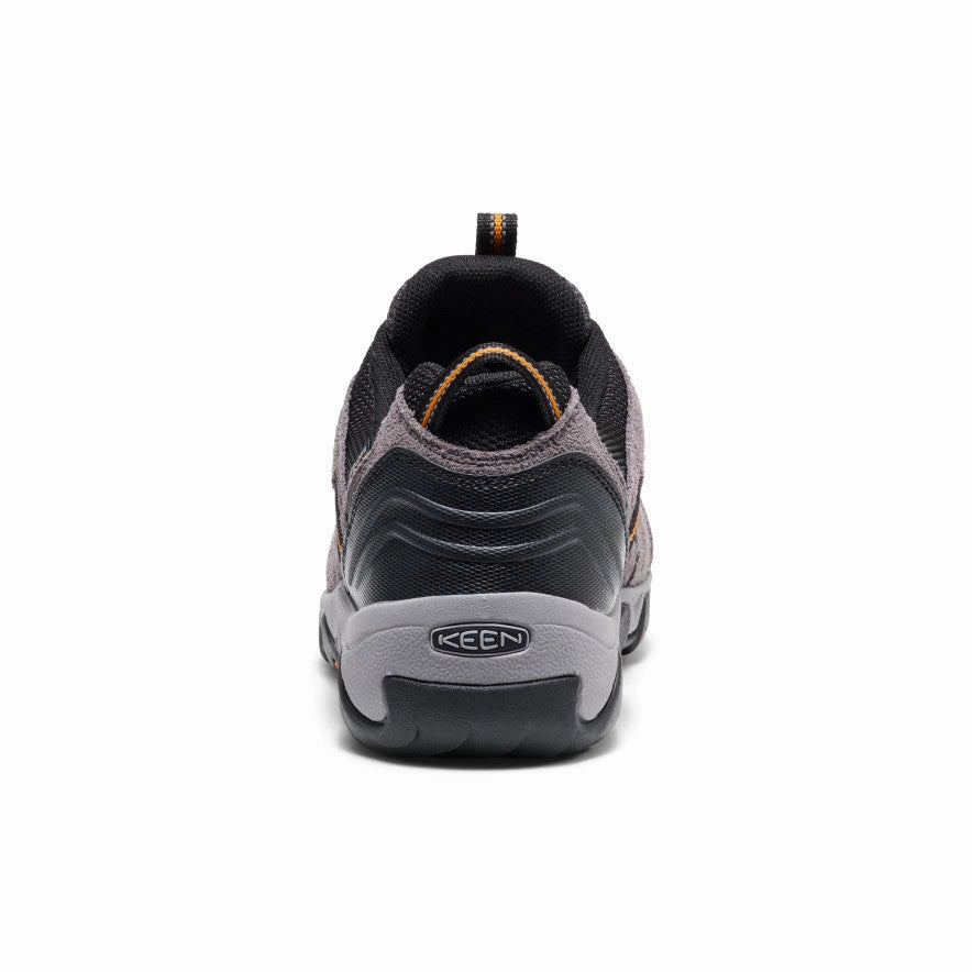 Quick Slip Men's Headout Waterproof Hiking Shoe  |  Steel Grey/Orange Pepper