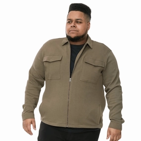 D555 Mens Lodi Big & Tall Stretch Patch Pockets Bomber Jacket Modular Attachments