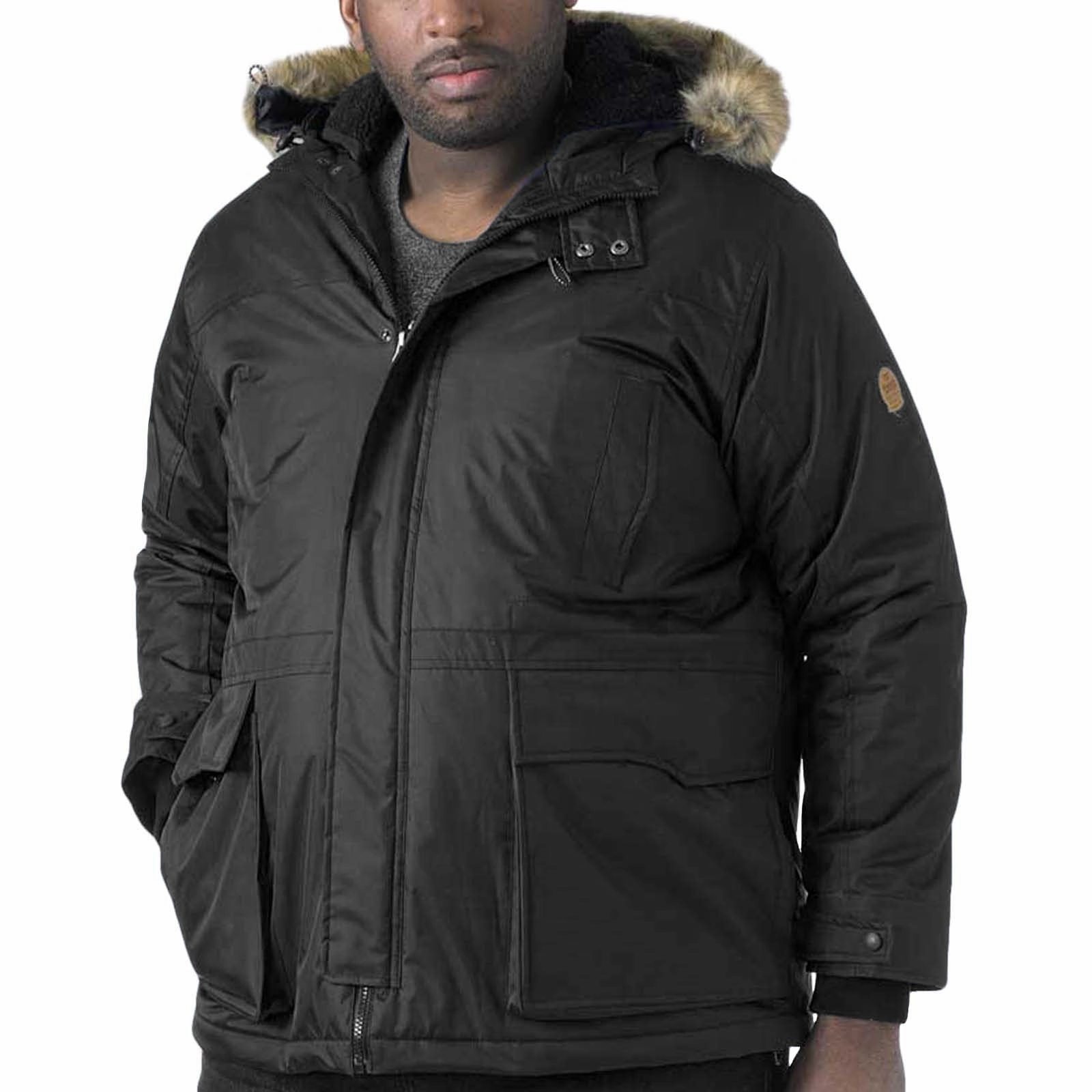 No Wrinkle UV Protection Finish D555 Mens Lovett Big & Tall Parka Style Jacket