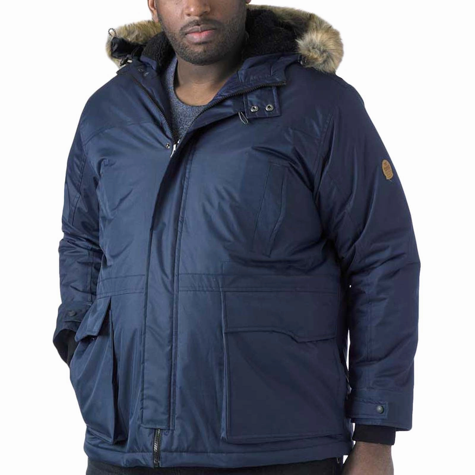 Abrasion Resistant Edging D555 Mens Lovett Big & Tall Parka Style Jacket