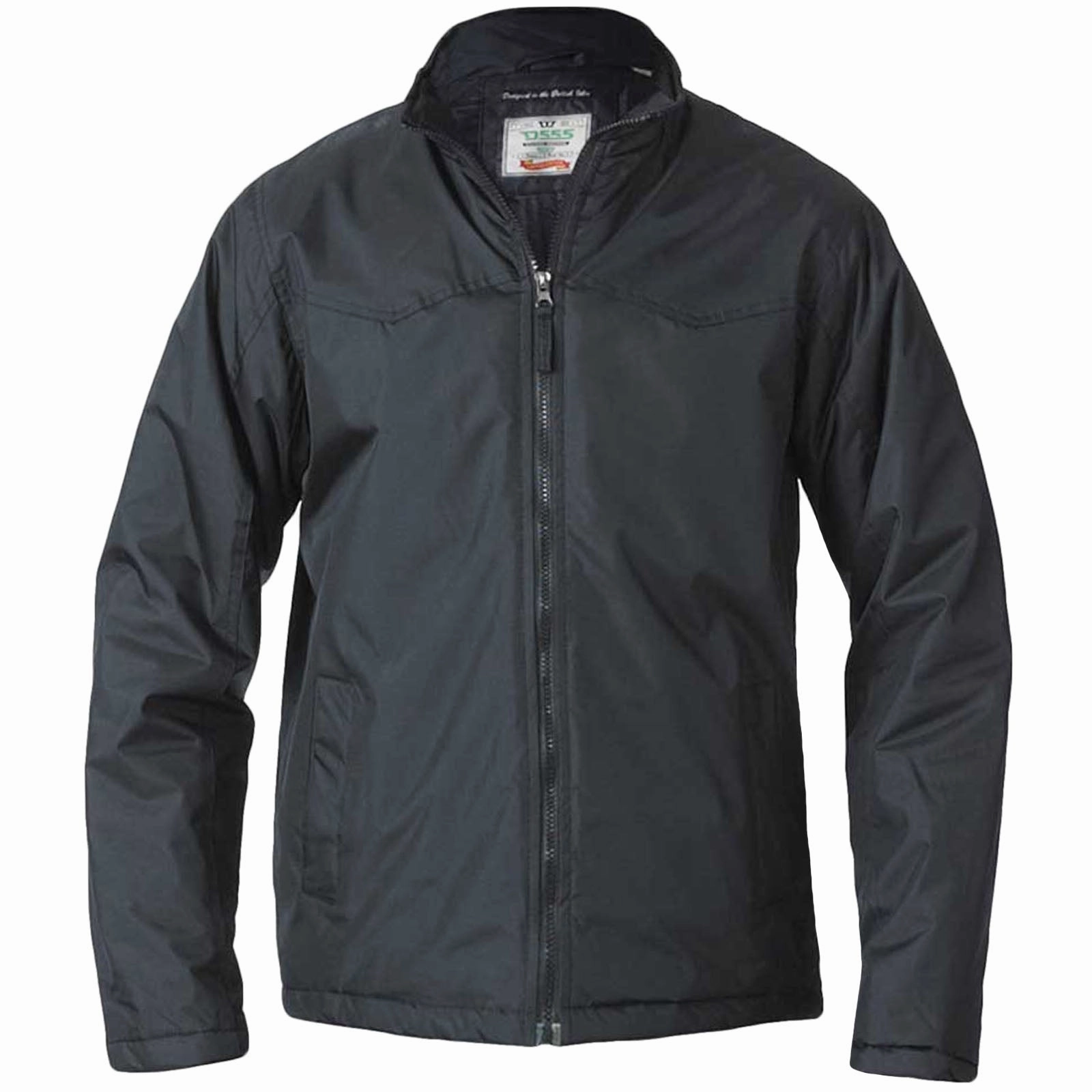 D555 Mens Rayford Big & Tall Light Padded Jacket - Black Everyday Active Style