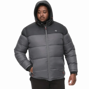 D555 Mens Worrall Big & Tall Quilted Jacket Snag Free Knit Holiday Trip