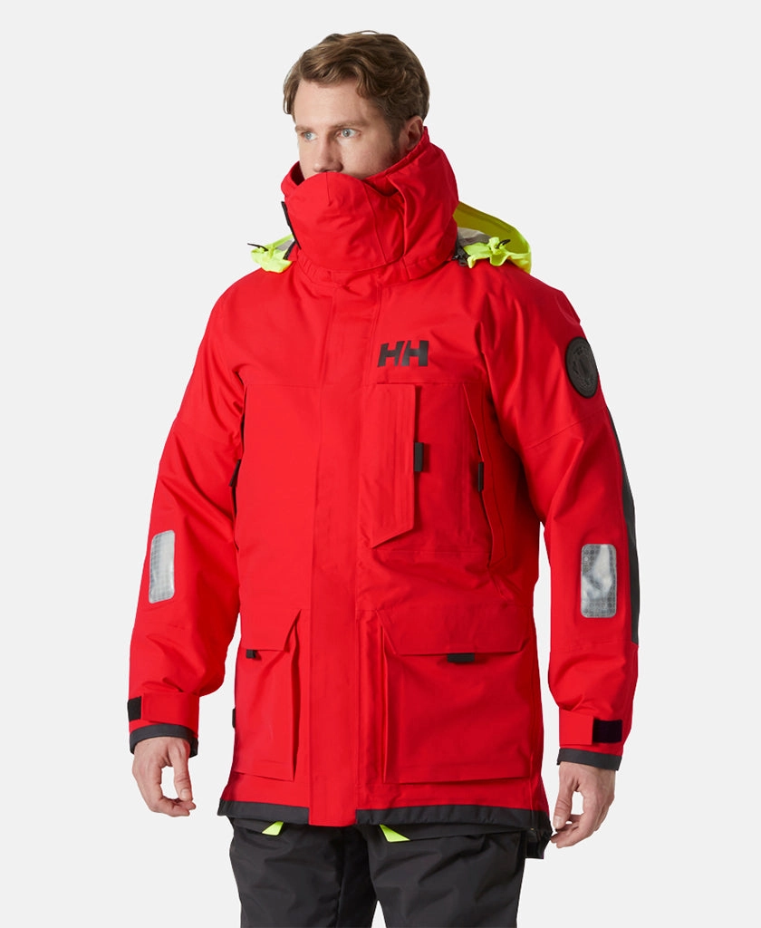 Eco Friendly Dye Stain Proof ARCTIC OCEAN 3in1 PARKA, Alert Red