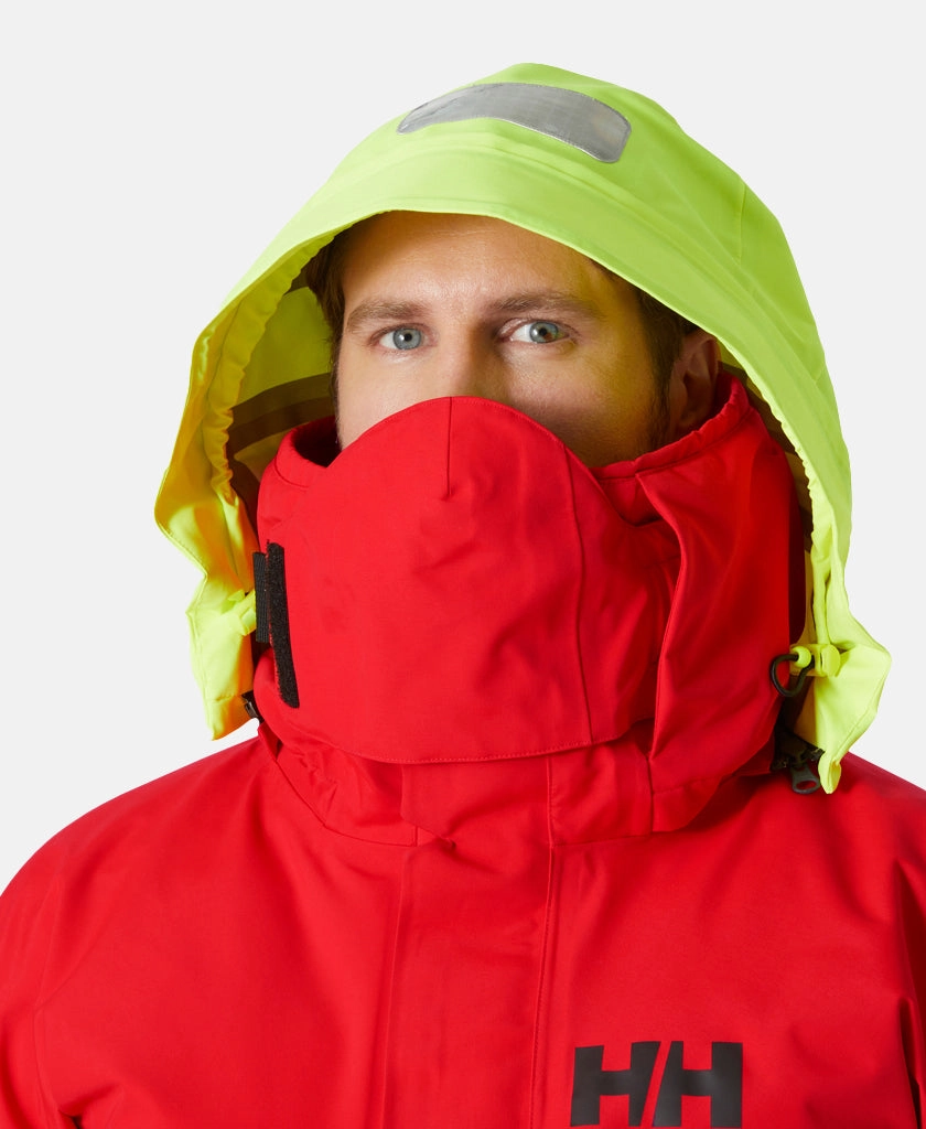 Modern Travel Look Mild Weather ARCTIC OCEAN 3in1 PARKA, Alert Red