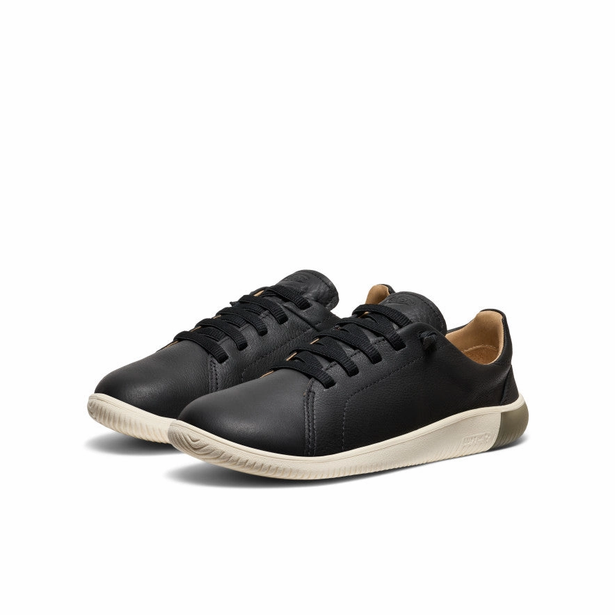 Men's KNX Leather Sneaker  |  Black/Star White Dirt Walk Classic Comfort