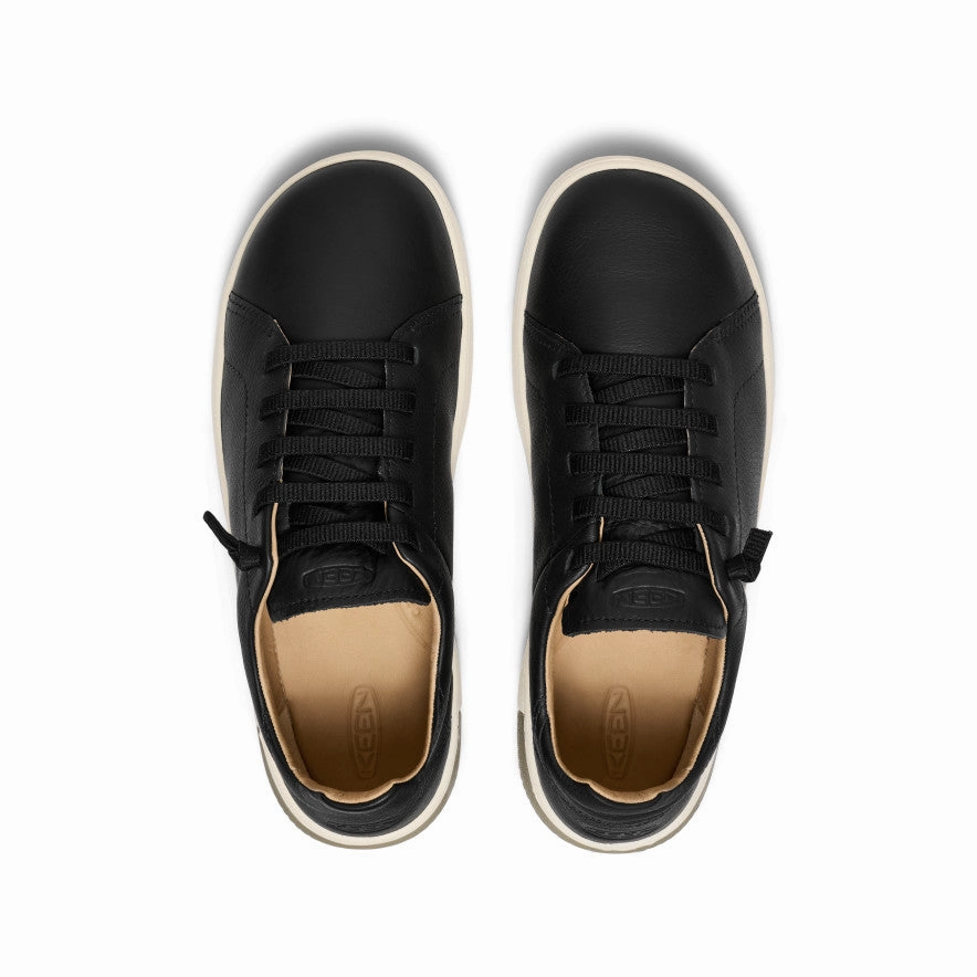 Men's KNX Leather Sneaker  |  Black/Star White Step Out No Bulk