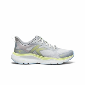 Route Step Airflow Channeling Women's Leiki Speed Hiking Shoe  |  Alloy/Daiquiri Green