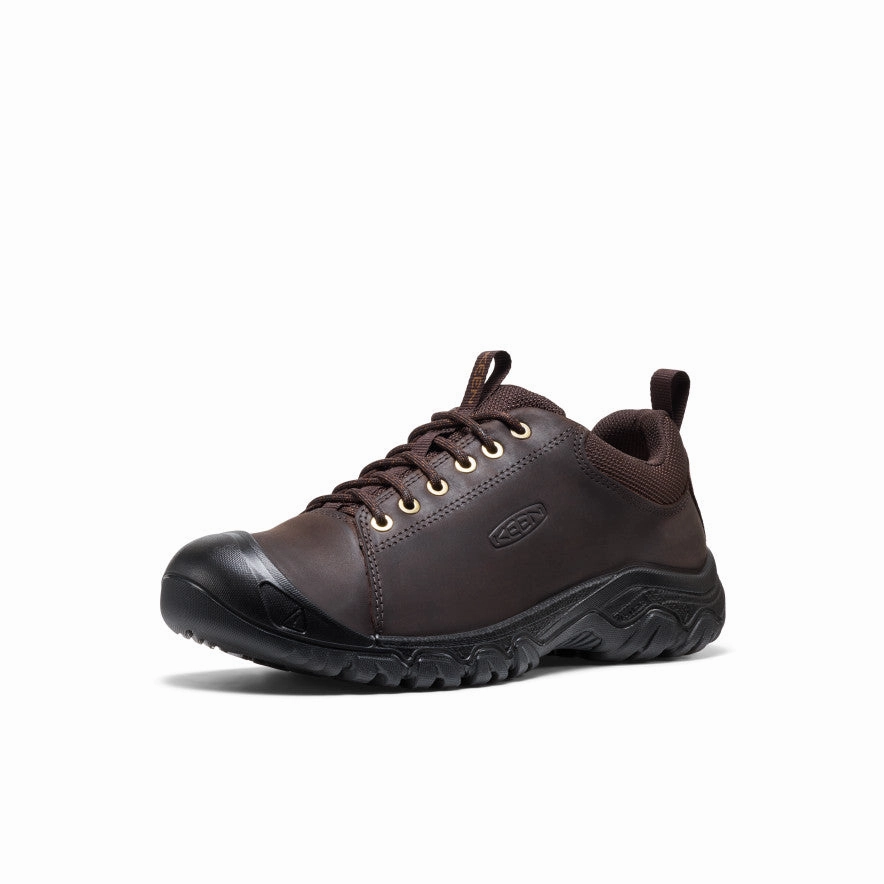 Men's Targhee IV Wide Oxford  |  Java/Black Stacked Heel shoe style
