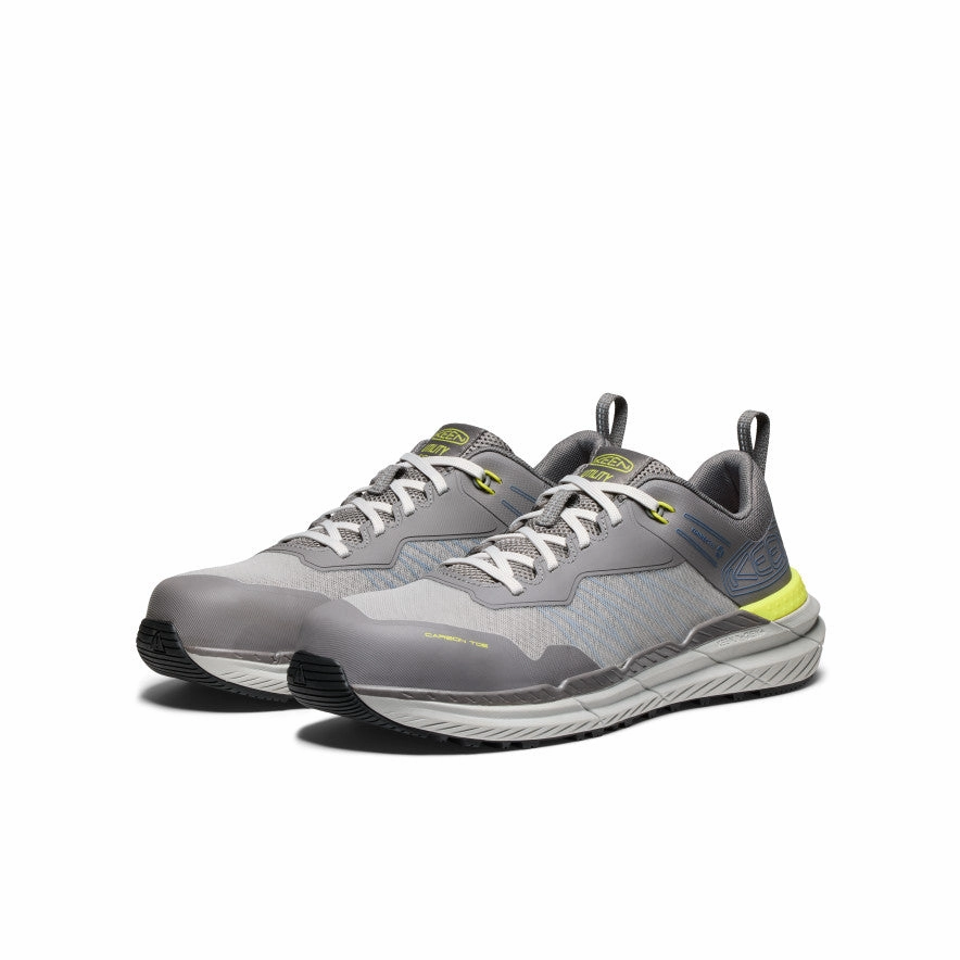 Parent Pace Men's Speedworks ESD Work Sneaker (Carbon Toe)  |  Steel Grey/Vintage Indigo