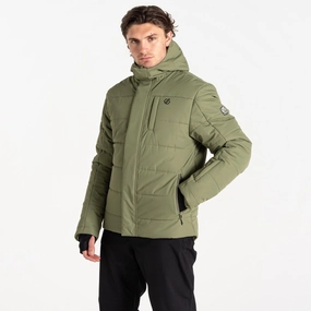 Layered construction Noise Reduced Fasteners Dare 2b Mens Camber Baffled Ski Skiing Jacket