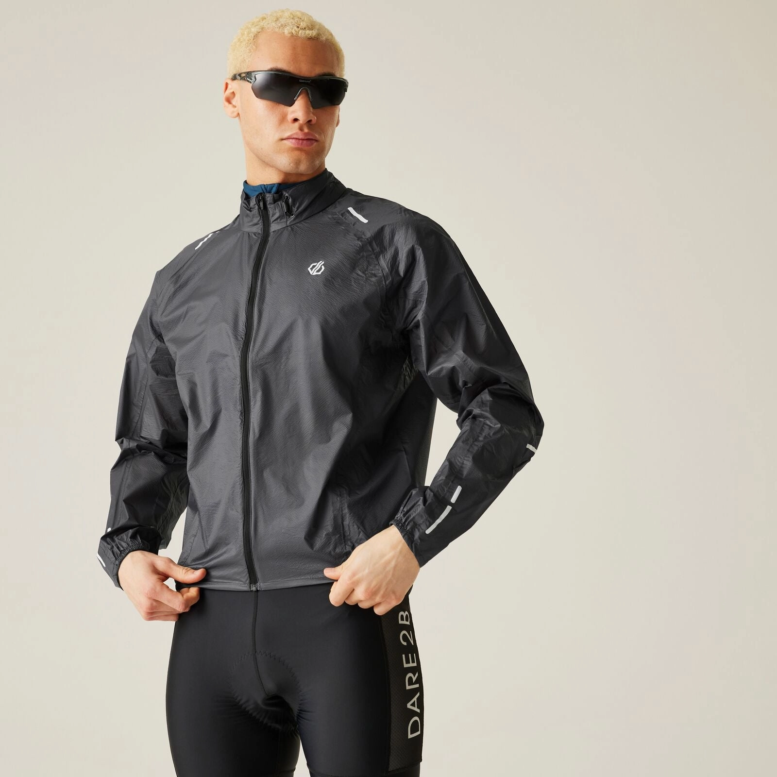 Smooth Glide Fasteners Dare 2B Mens Resphere Cycling Waterproof Jacket