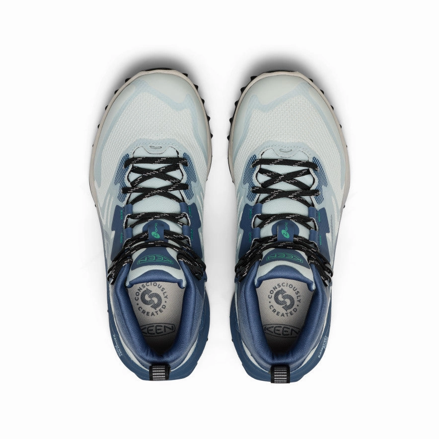 Ice Road Women's Zionic NXT Waterproof Hiking Boot  |  Ballad Blue/Winter Green