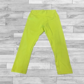 Lightweight Leggings By Zyia In Chartreuse, Size: Petite