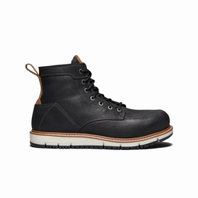 Waterproof Snow Trekker Men's San Jose 6" Boot (Aluminum Toe)  |  Black/Caramel Cafe